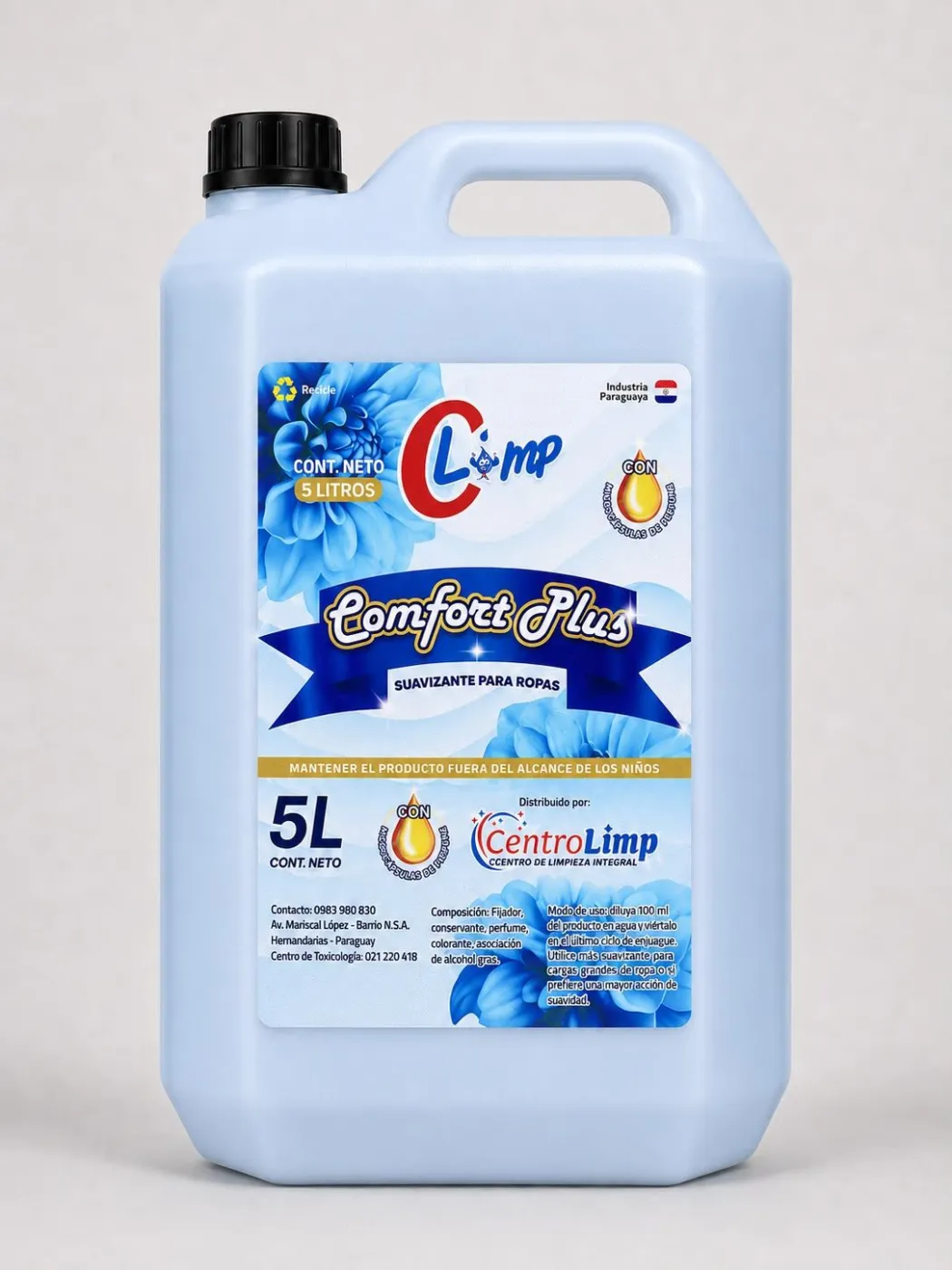 SUAVIZANTE COMFORT PLUS 5L, CLIMP