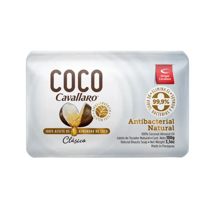 JABÓN TOCADOR CAVALLARO, COCO CLASICO 100GR