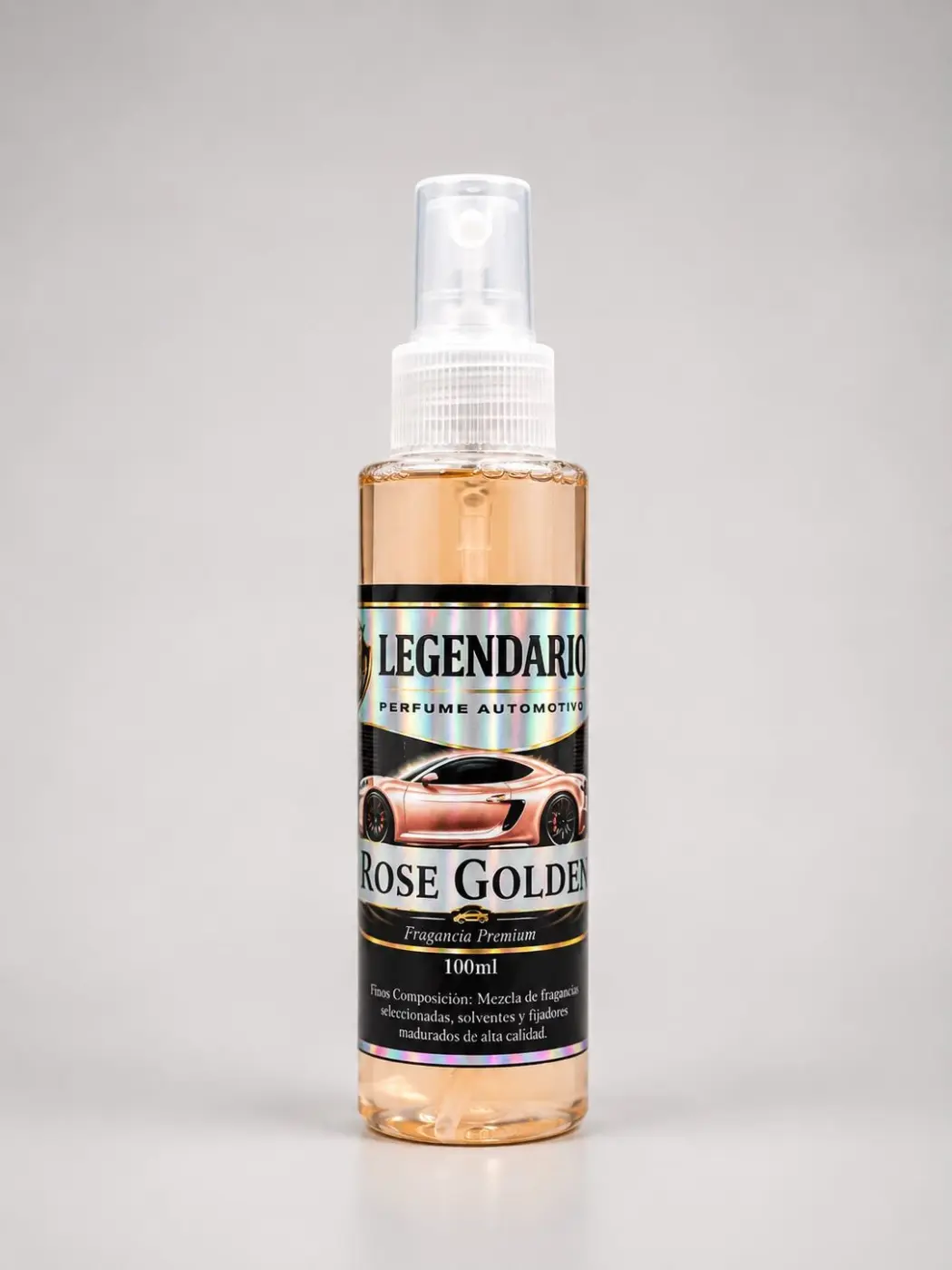 PERFUME AUTOMOTIVO LEGENDARIO ROSE GOLDEN, 100ML.