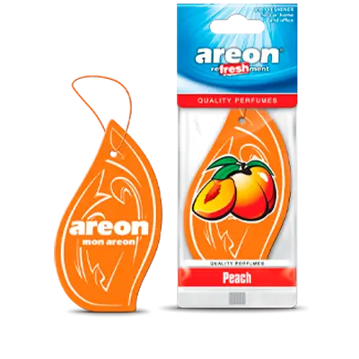 PERFUME AUTOMOTIVO AREON DAY,  COLGANTE PEACH