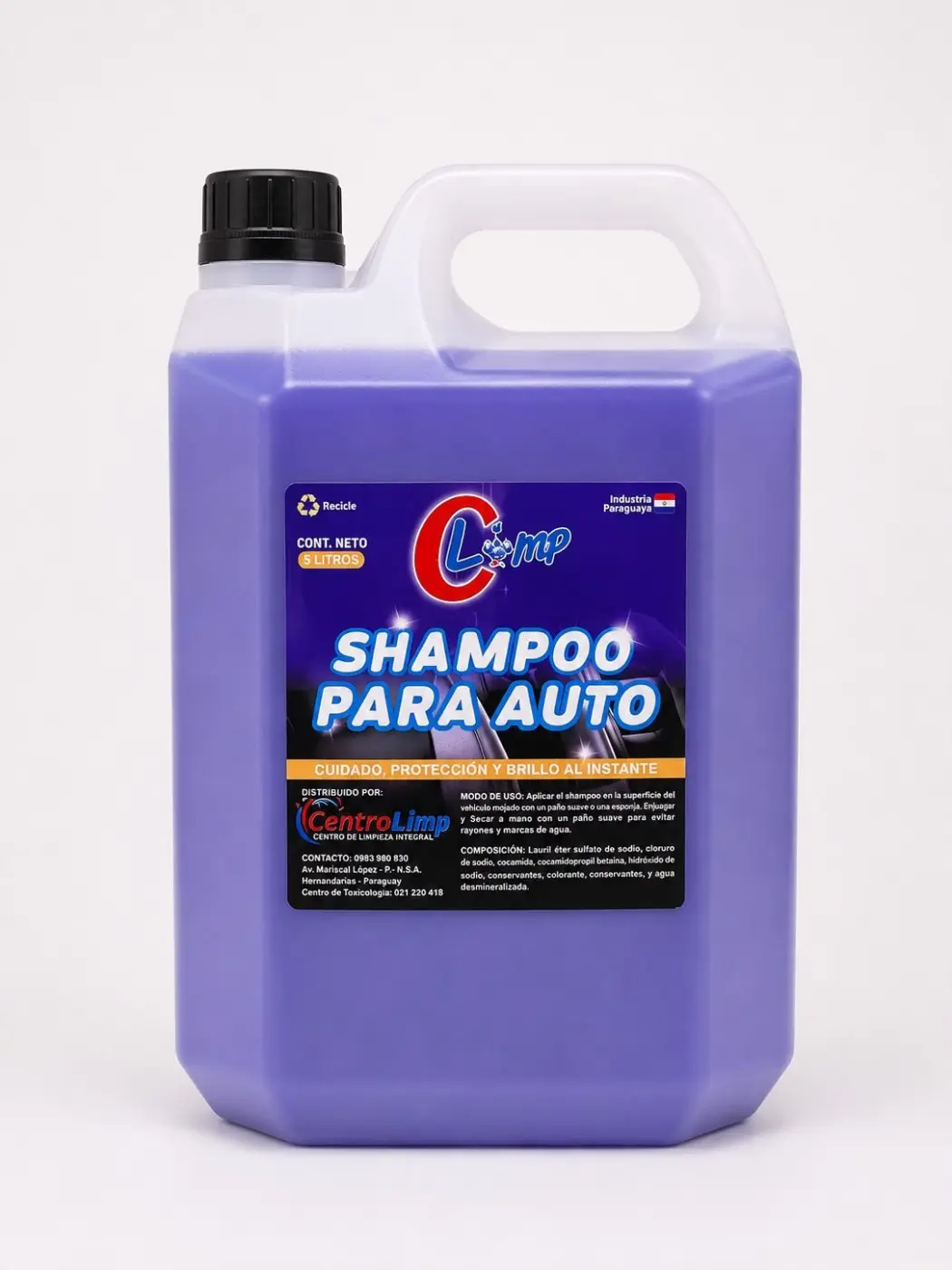 SHAMPOO AUTOMOTIVO CLIMP - 5LT