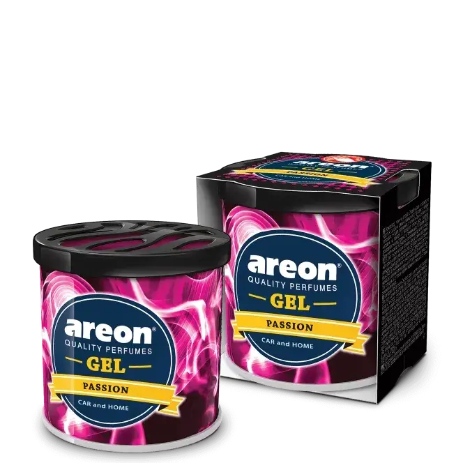 PERFUME AUTOMOTIVO AREON GEL PASSION.