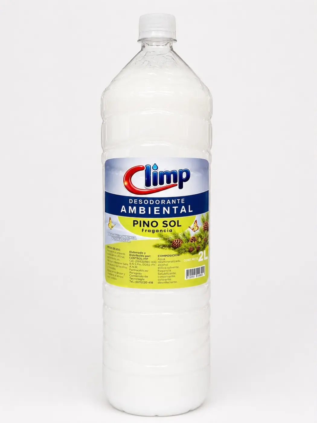DESODORANTE PARA PISO CLIMP, PINO SOL 2LT.