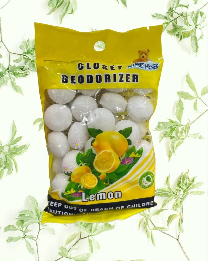 NAFTALINA AROMATIZADA, LEMON 100GR. AIR FRESHENER