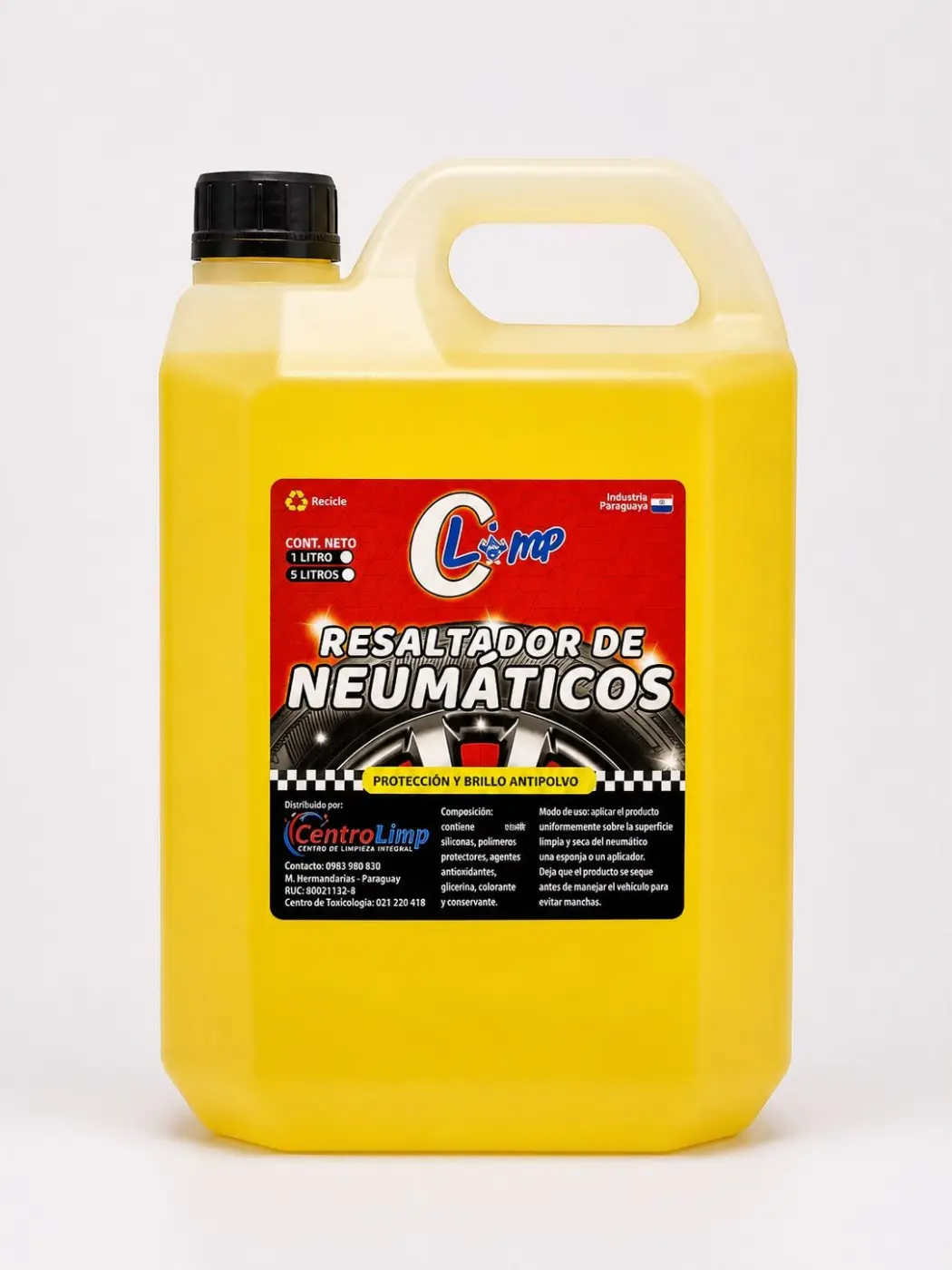 RESALTADOR DE NEUMATICOS NEUTRO, CLIMP - 5LT