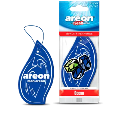 PERFUME AUTOMOTIVO AREON DRY, COLGANTE OCEAN