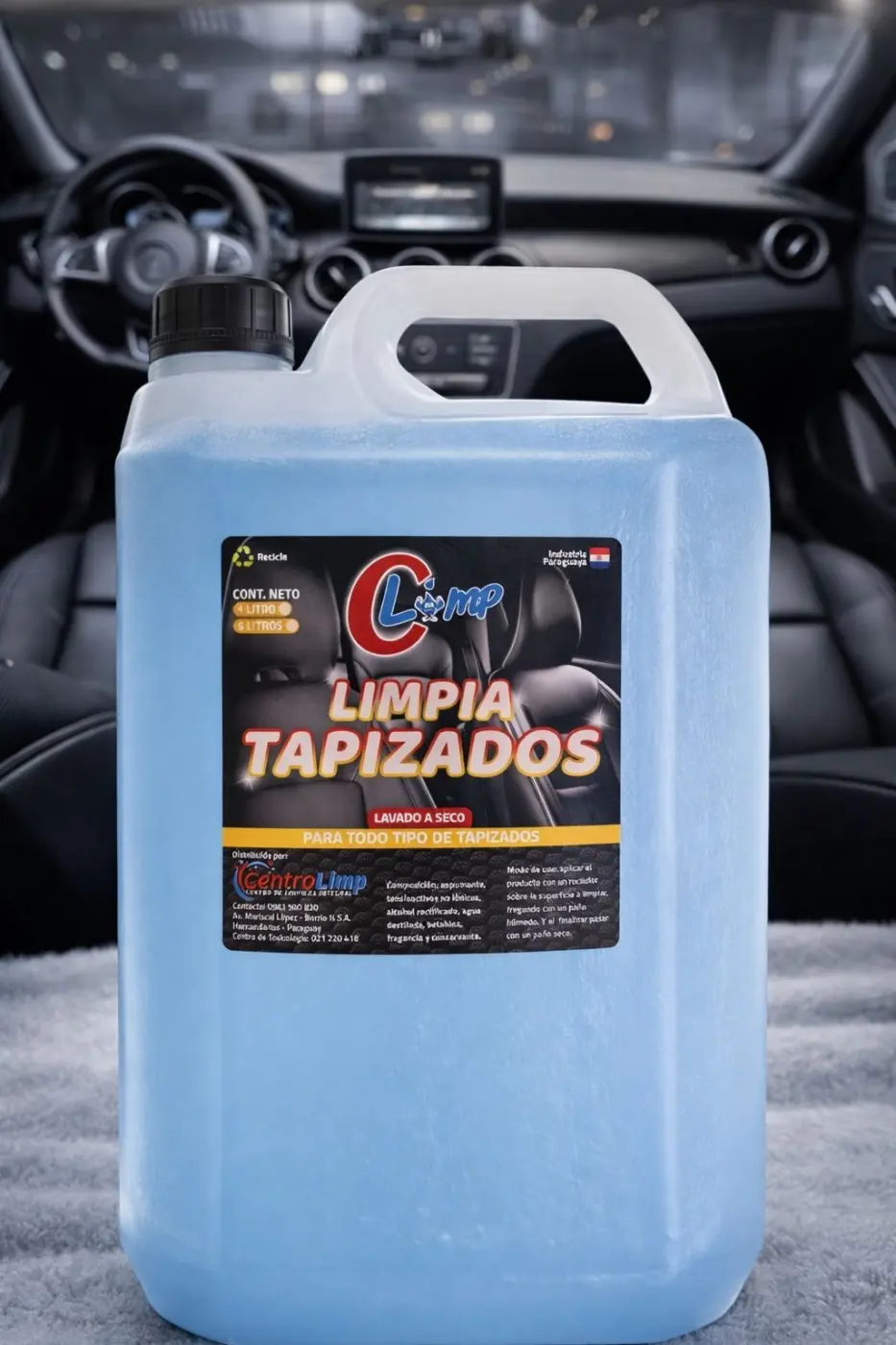LIMPIA TAPIZADO CLIMP - LAVADO EN SECO. 5LT