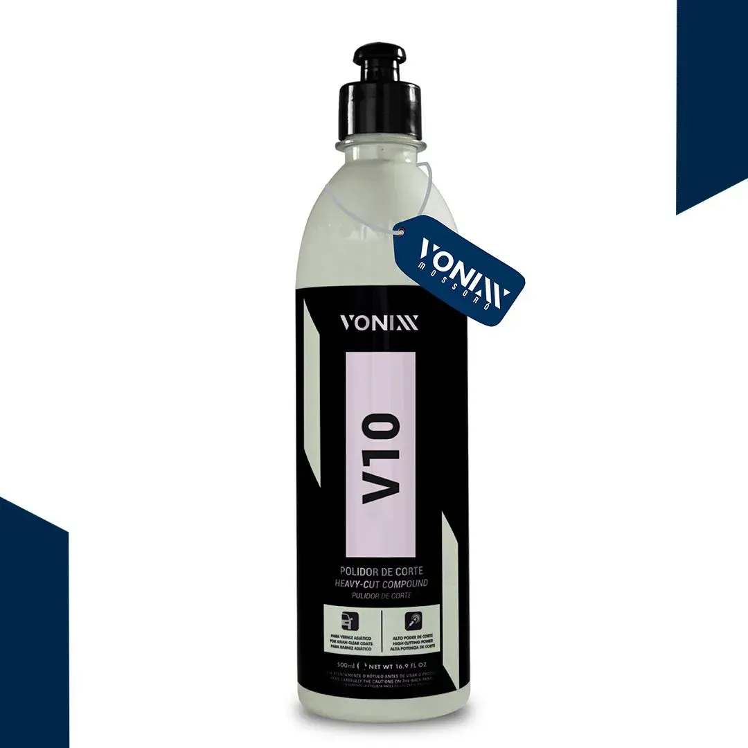 V10 VONIXX 500ML - PULIDOR DE CORTE PARA LACA ASIÁTICA