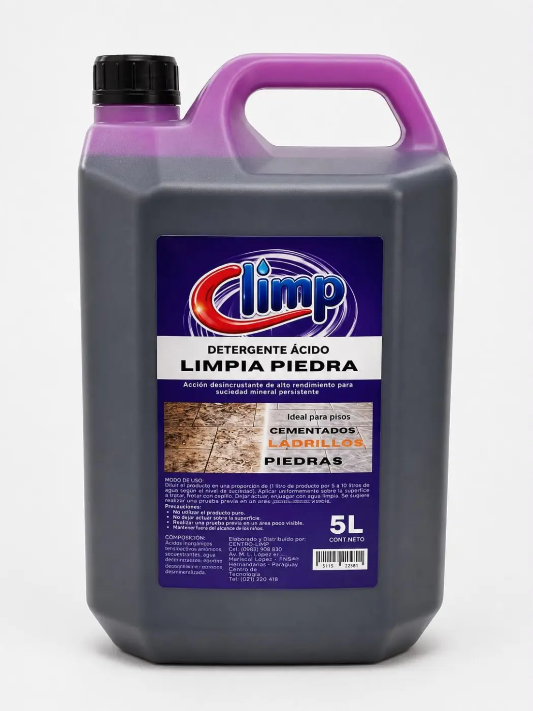 LIMPIA PIEDRA CLIMP - 5L