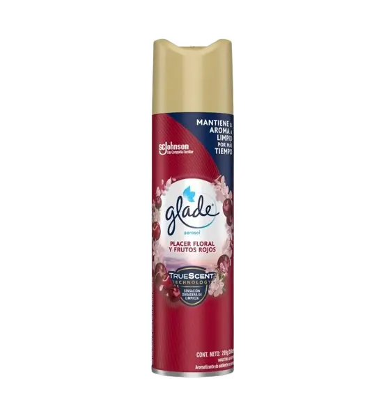 DESODORANTE AMBIENTAL GLADE AEROSOL FLORAL Y FRUTOS ROJOS