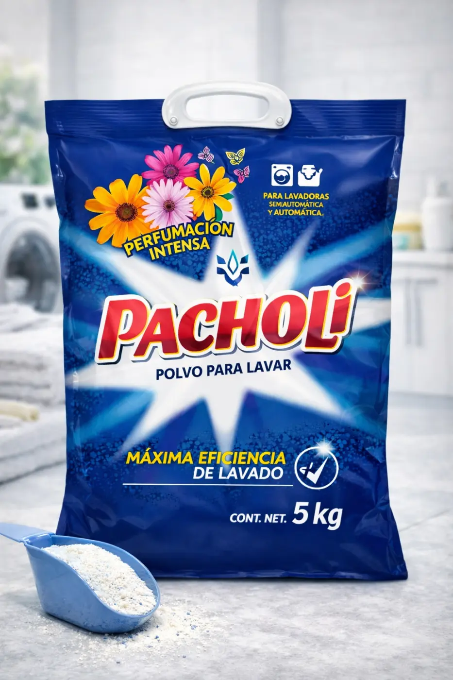 JABÓN EN POLVO 5KG. PACHOLÍ