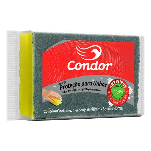 ESPONJA CONDOR DOBLE, SALVA UÑAS