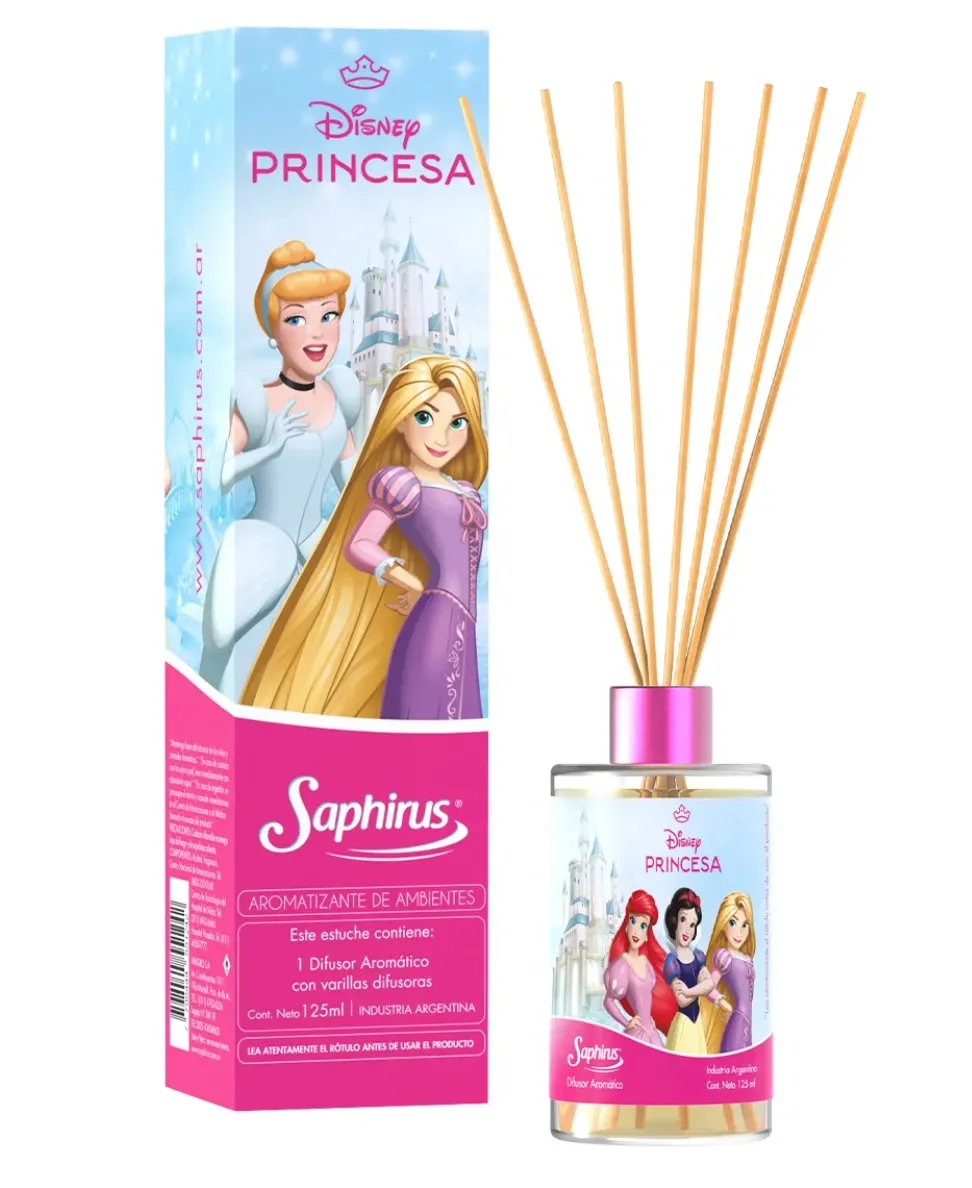 SAPHIRUS DIFUSOR CON PALILLOS, PRINCESA  125ML.