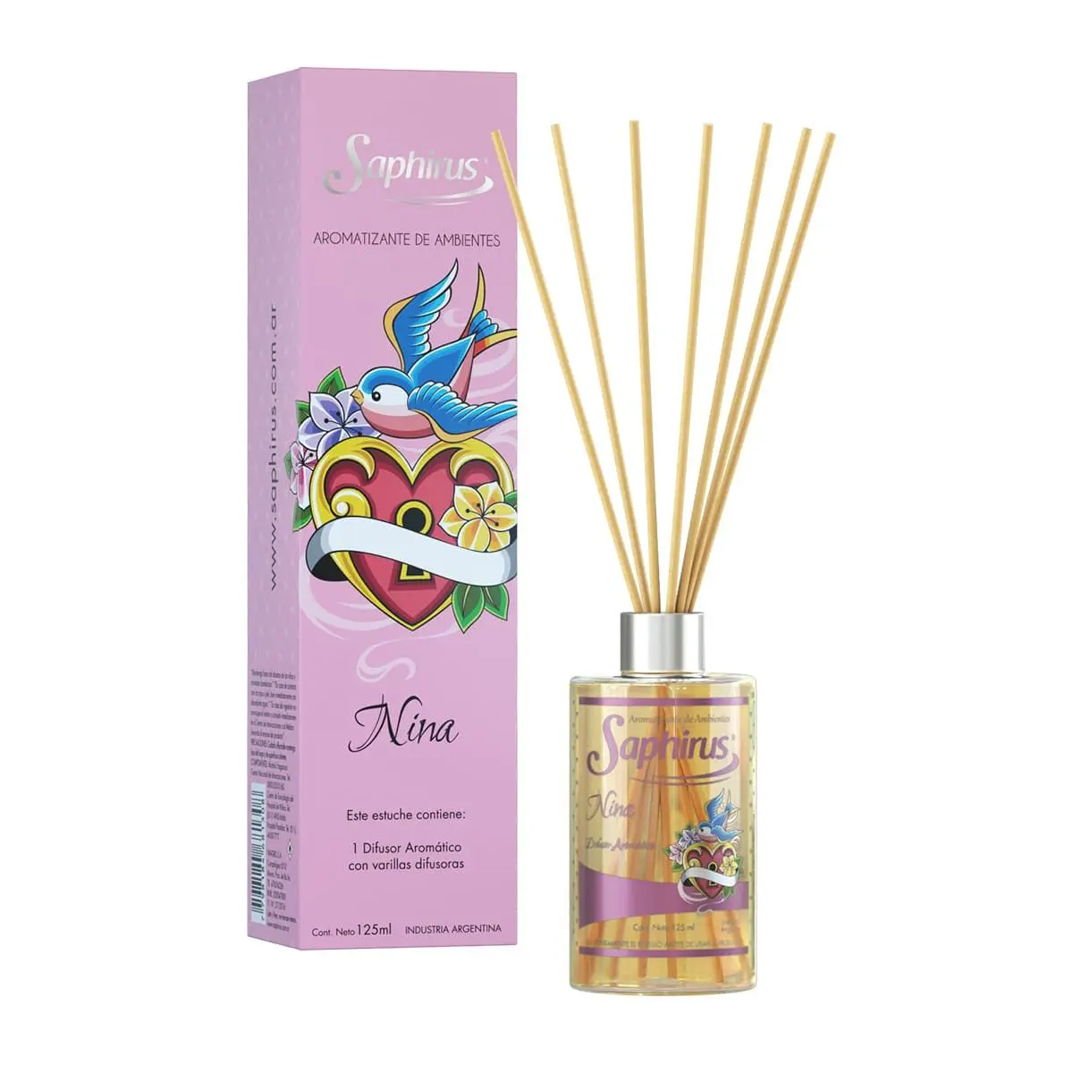 SAPHIRUS DIFUSOR CON PALILLOS NINA