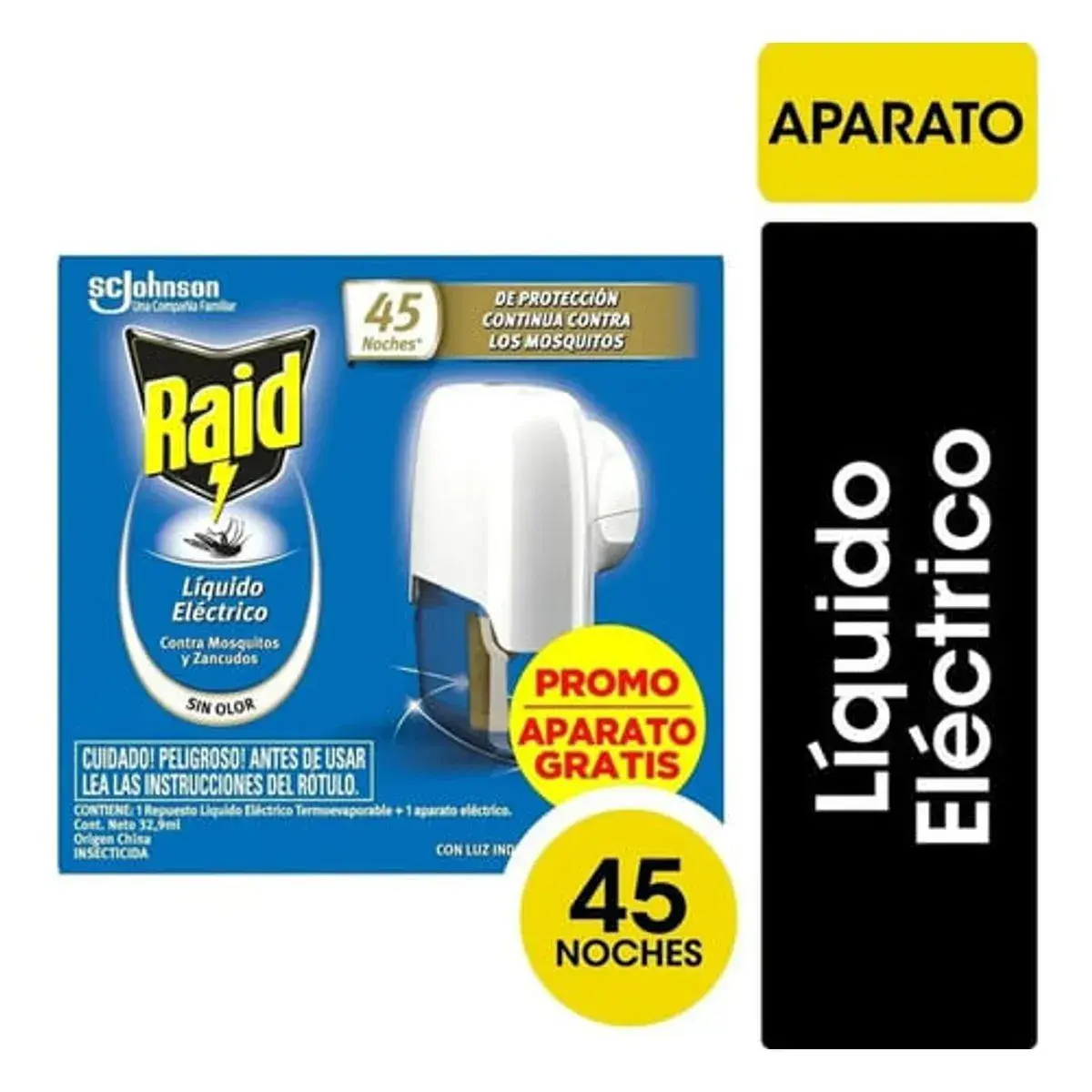 RAID APARATO ELÉCTRICICO CON REPUESTO