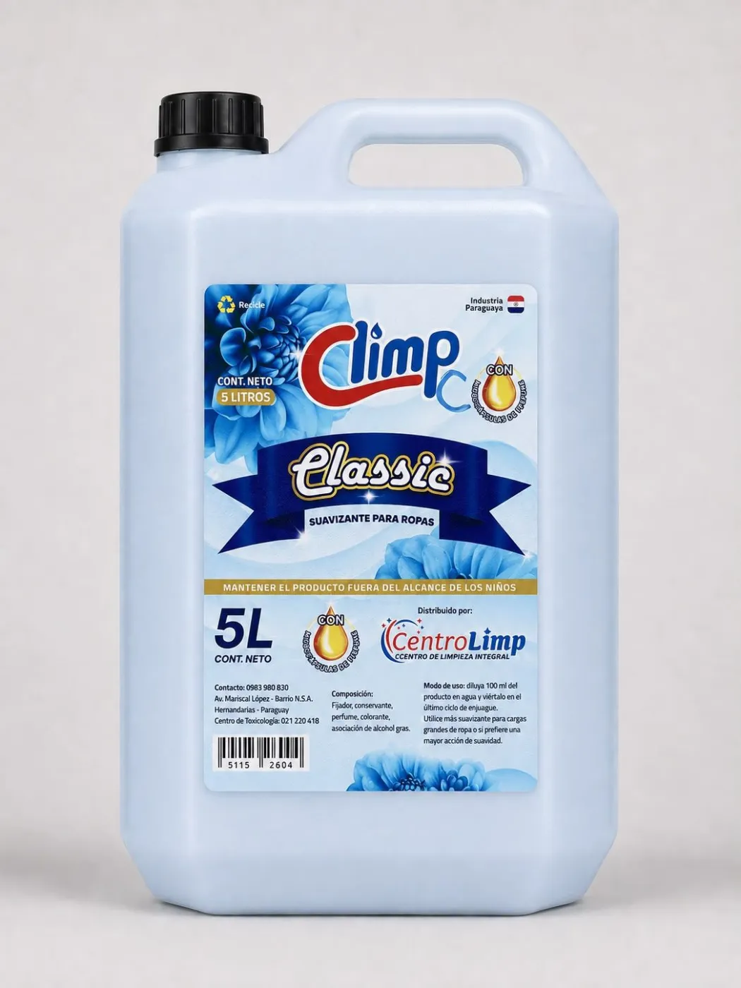 SUAVIZANTE CLASSIC 5LT, CLIMP