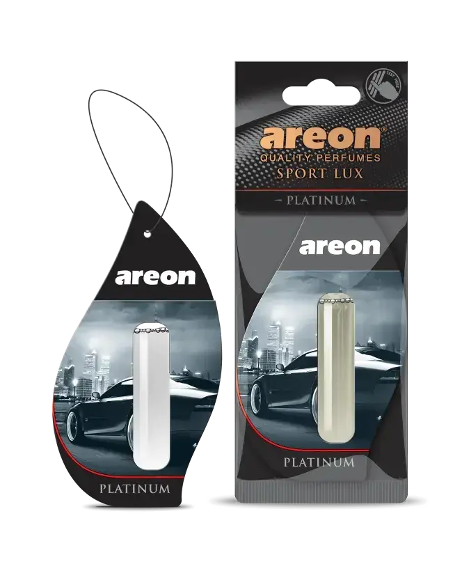 PERFUME AUTOMOTIVO AREON PLATINUM, LIQUID 5ML SPORT LUX
