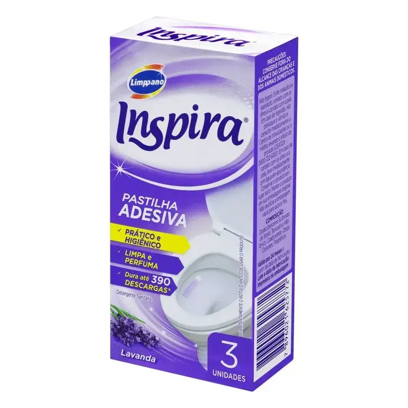 ADHESIVO INSPIRA SANITARIO LAVANDA, 3UND.