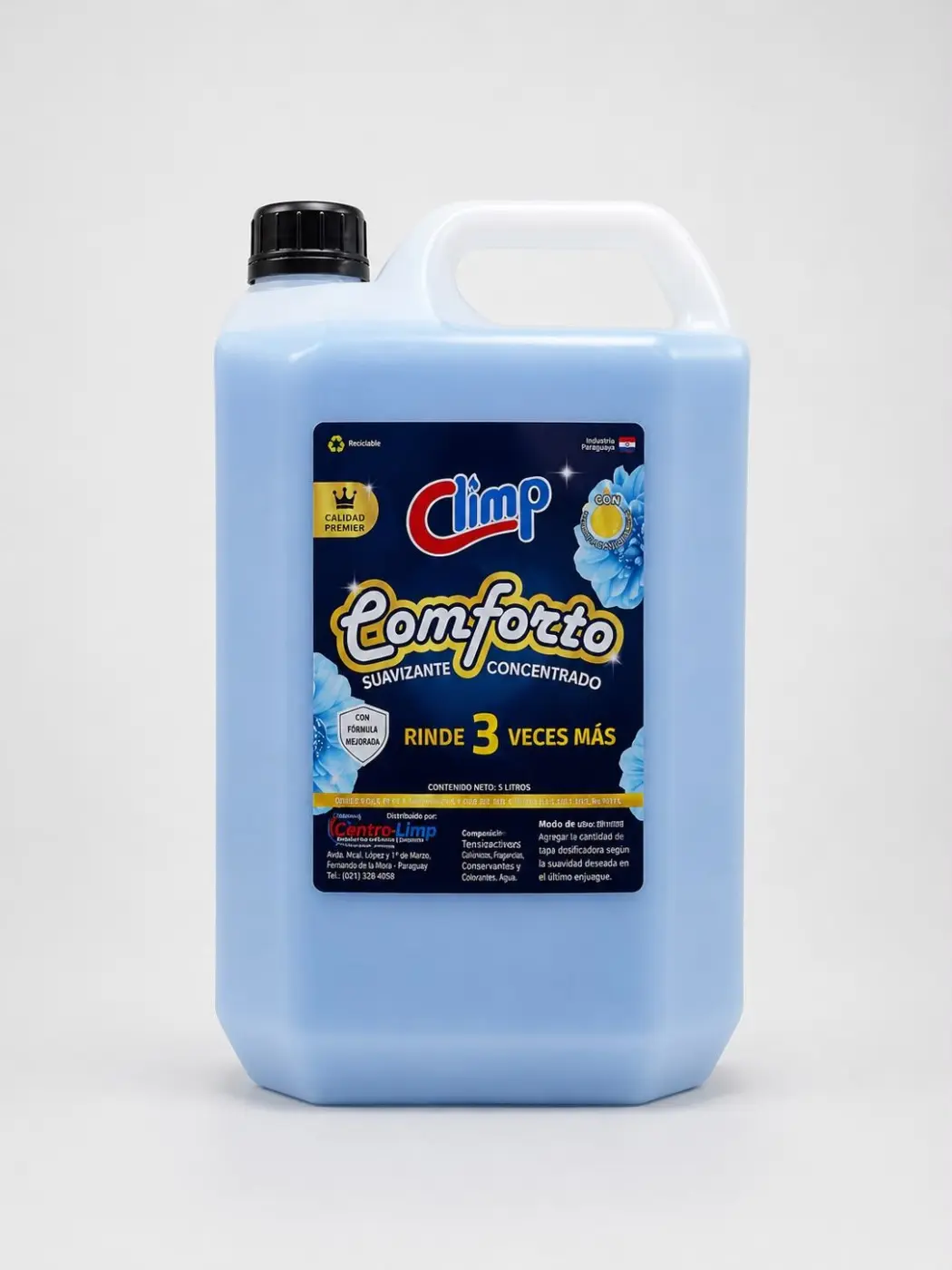 SUAVIZANTE CONCENTRADO COMFORTO  5L, CLIMP
