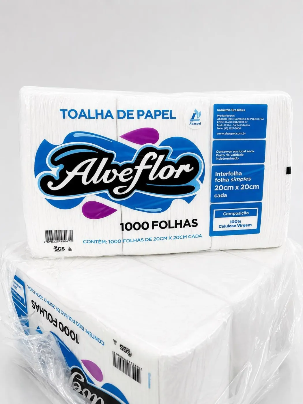 PAPEL INTERFOLIADO ALVEFLOR – PAQUETE DE 1.000 HOJAS