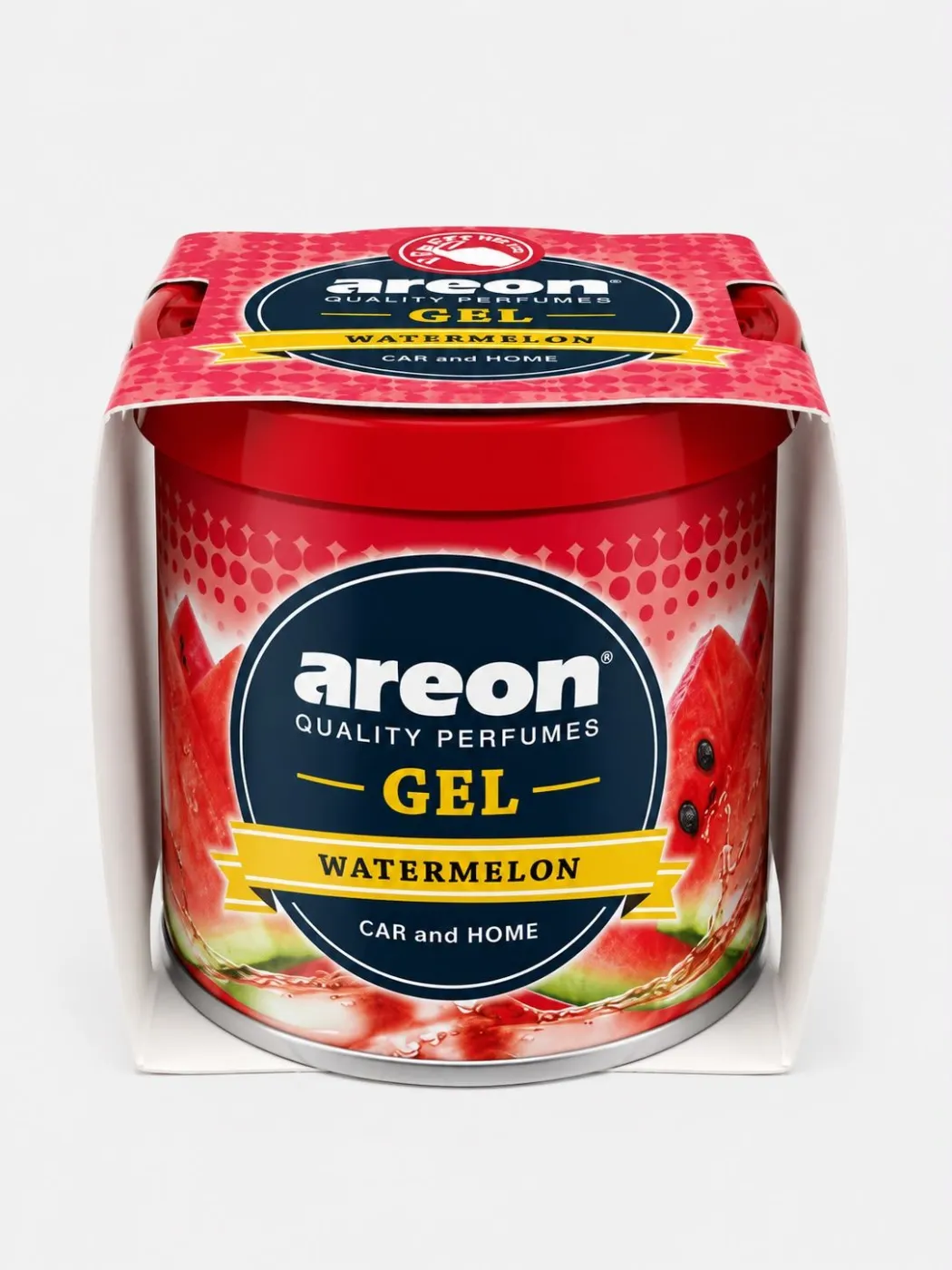 PERFUME AUTOMOTIVO AREON GEL,  WATERMELON .