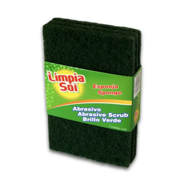ESPONJA ABRASIVA LIMPA SOL