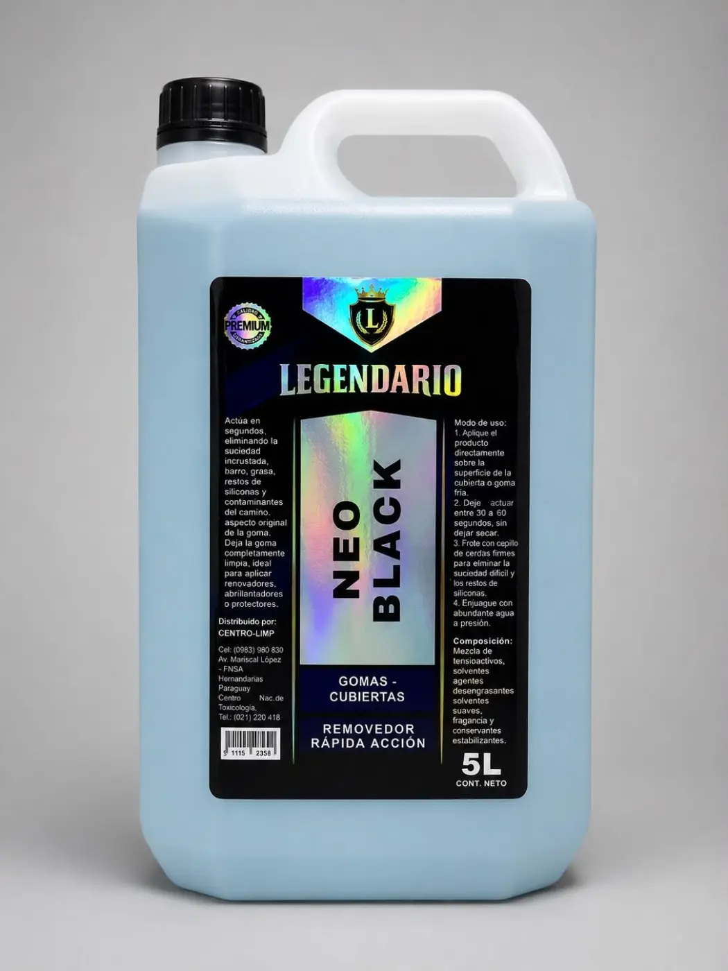 NEO BLACK LEGENDARIO, 5LT.