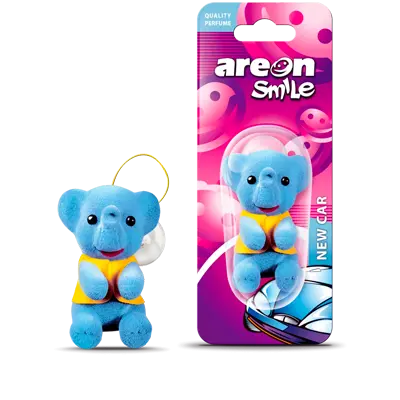 PERFUME AUTOMOTIVO AREON SMILE,  NEW CAR