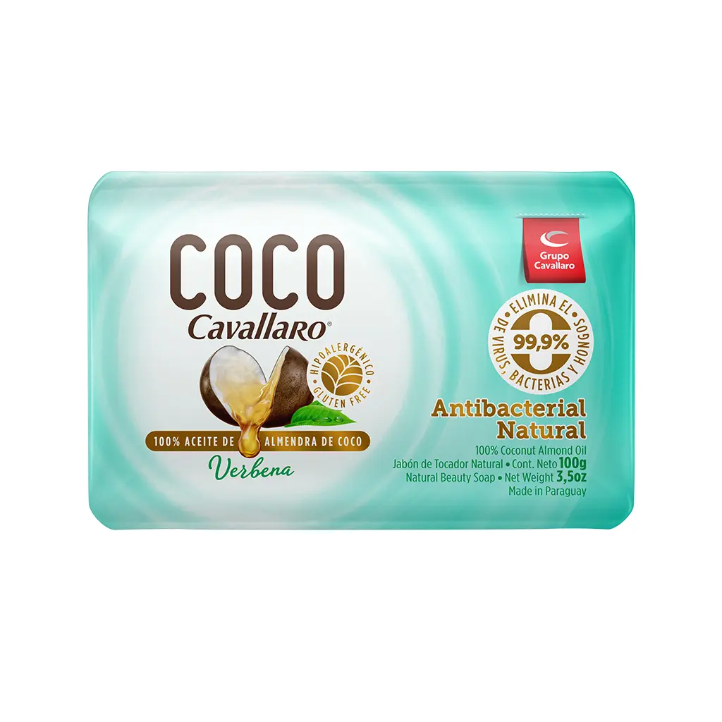 JABON DE TOCADOR COCO CAVALLARO VERBENA - PASTILLA 100G
