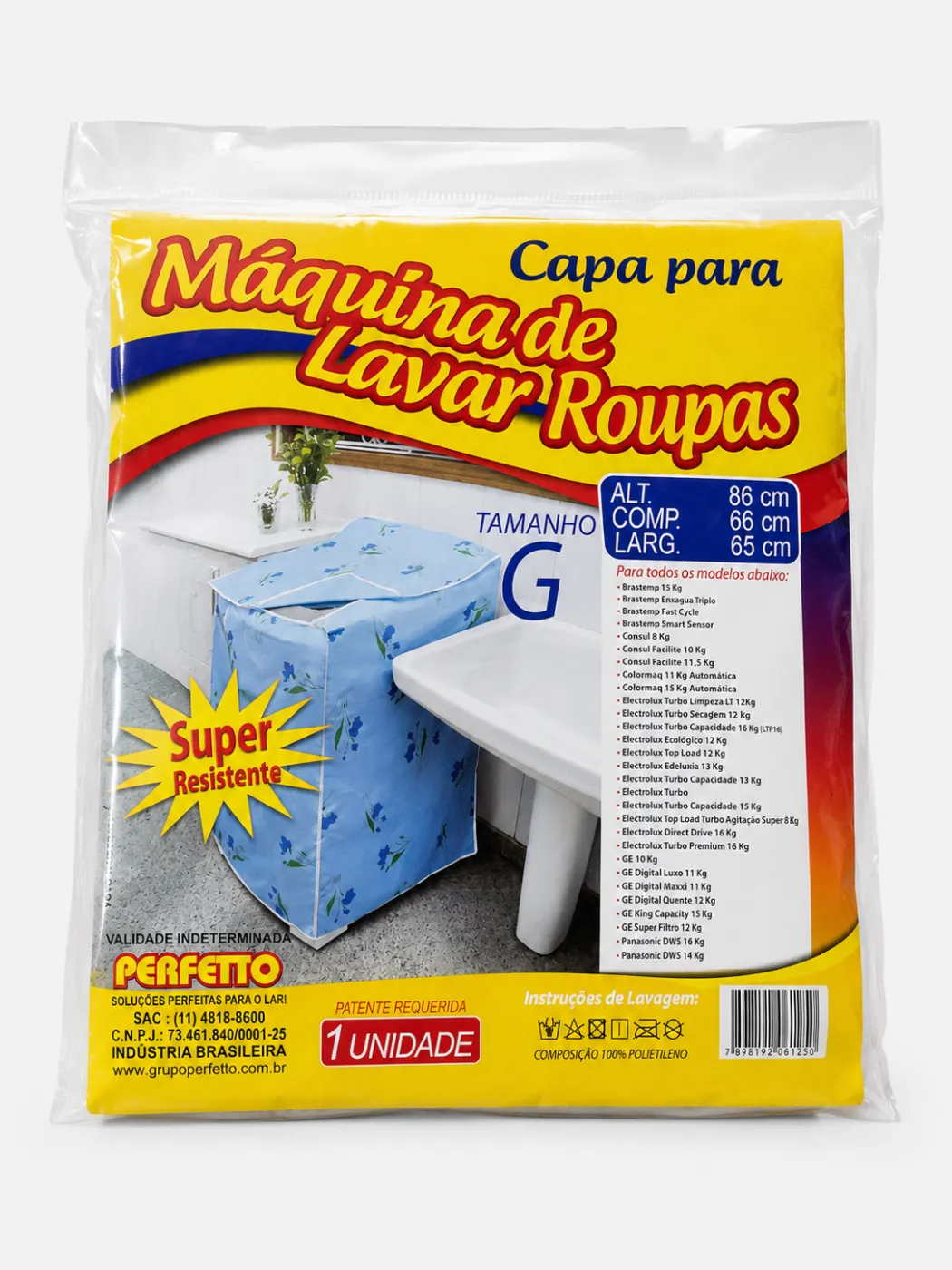 FUNDA PARA  MAQUINA LAVARROPAS