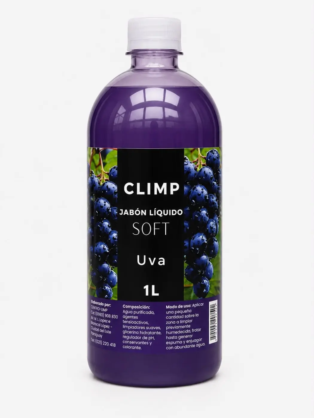 JABON LIQUIDO TOCADOR UVA 1L. CLIMP