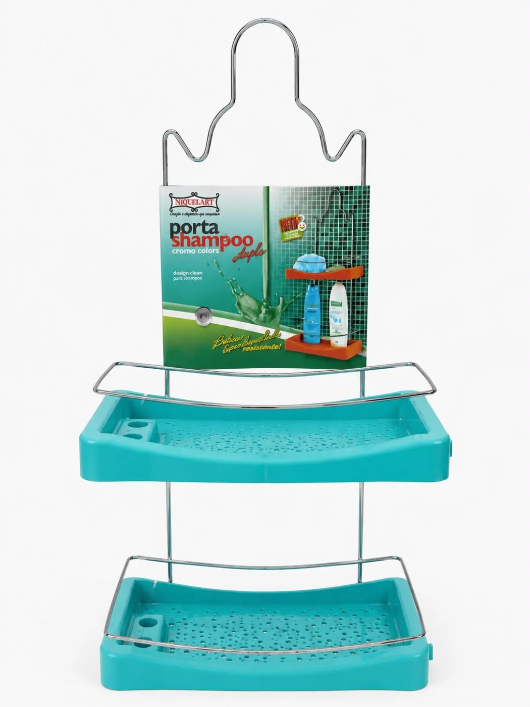 PORTA SHAMPOO NIQUELART CELESTE