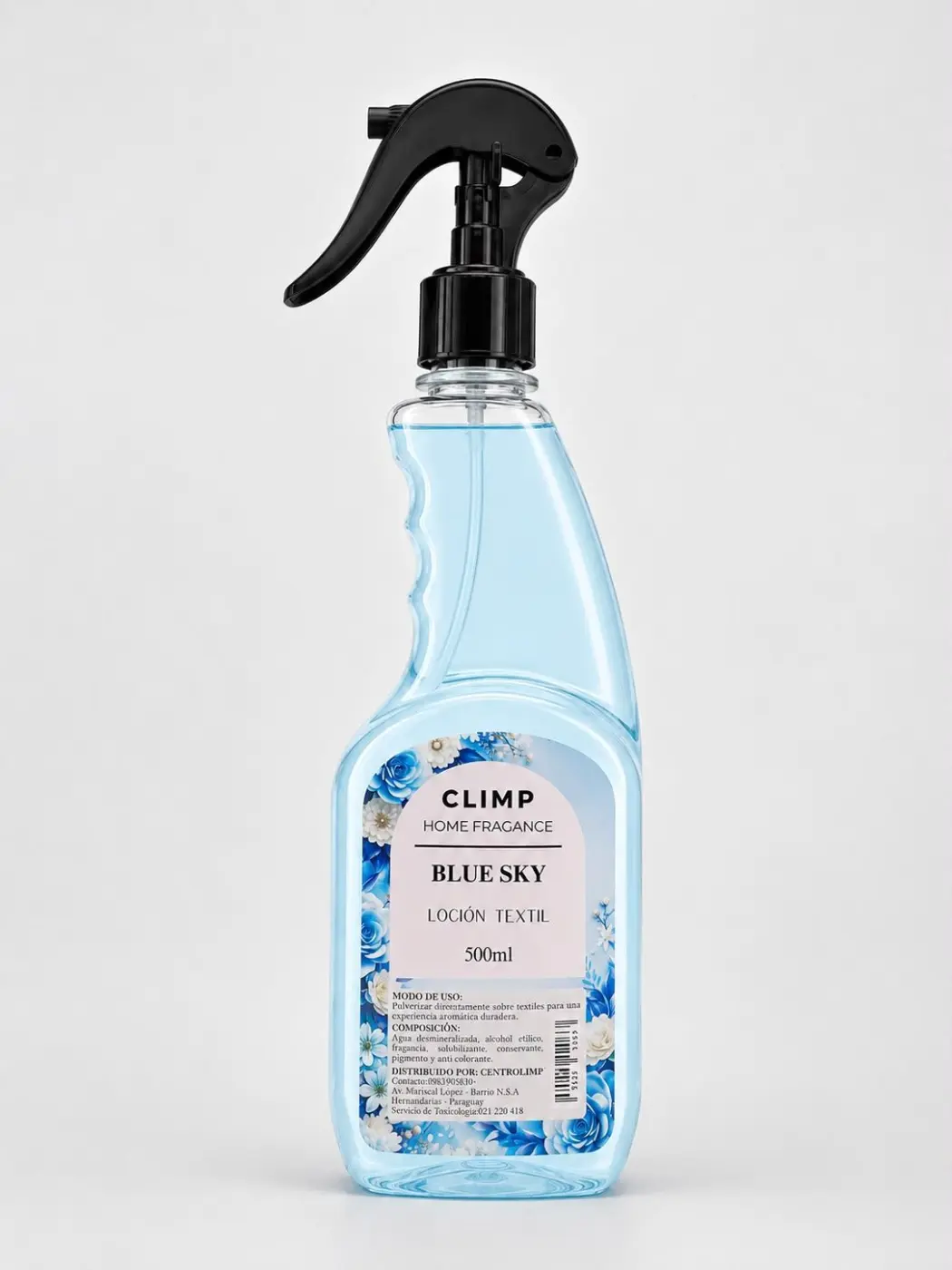 LOCIÓN PARA TELAS CLIMP - BLUE SKY, 500ML.
