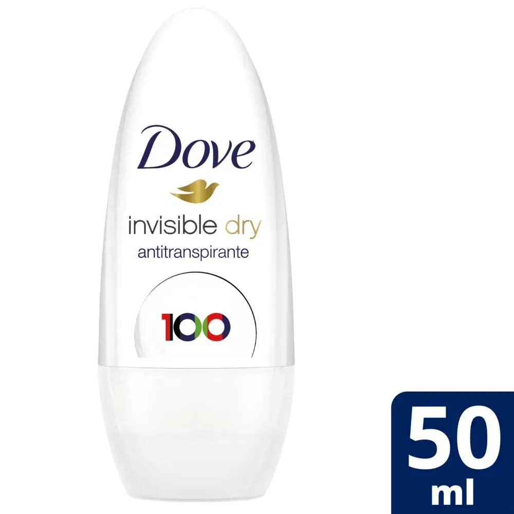 ANTITRANSPIRANTE ROLL-ON INVISIBLE DRY DOVE, 50ML