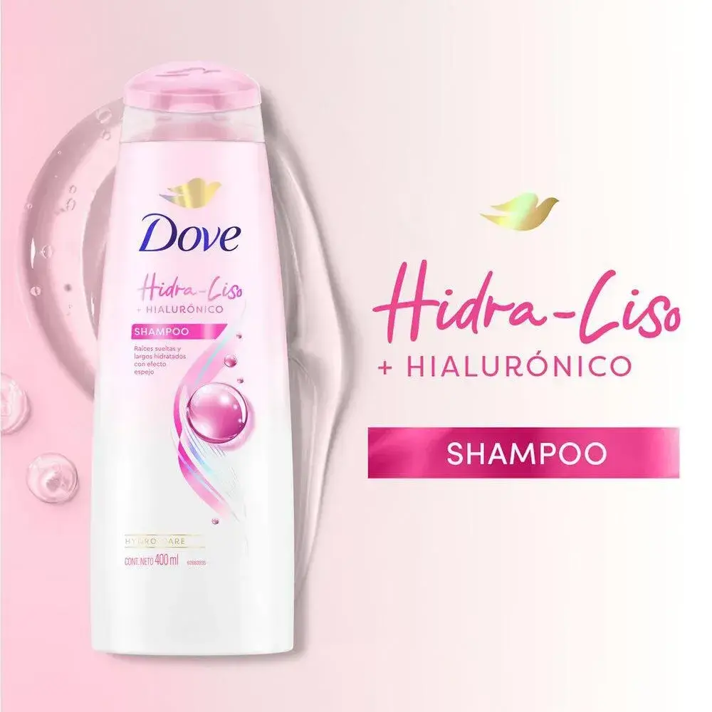 DOVE SHAMPOO HIDRA LISO 400ML
