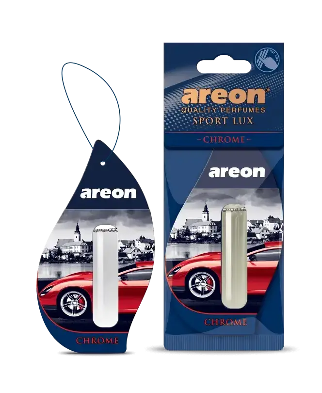 PERFUME AUTOMOTIVO AREON CHROME, LIQUID 5ML SPORT LUX