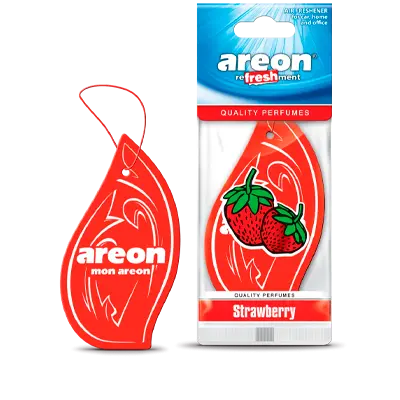 PERFUME AUTOMOTIVO AREON DRY COLGANTE STRAWBERRY